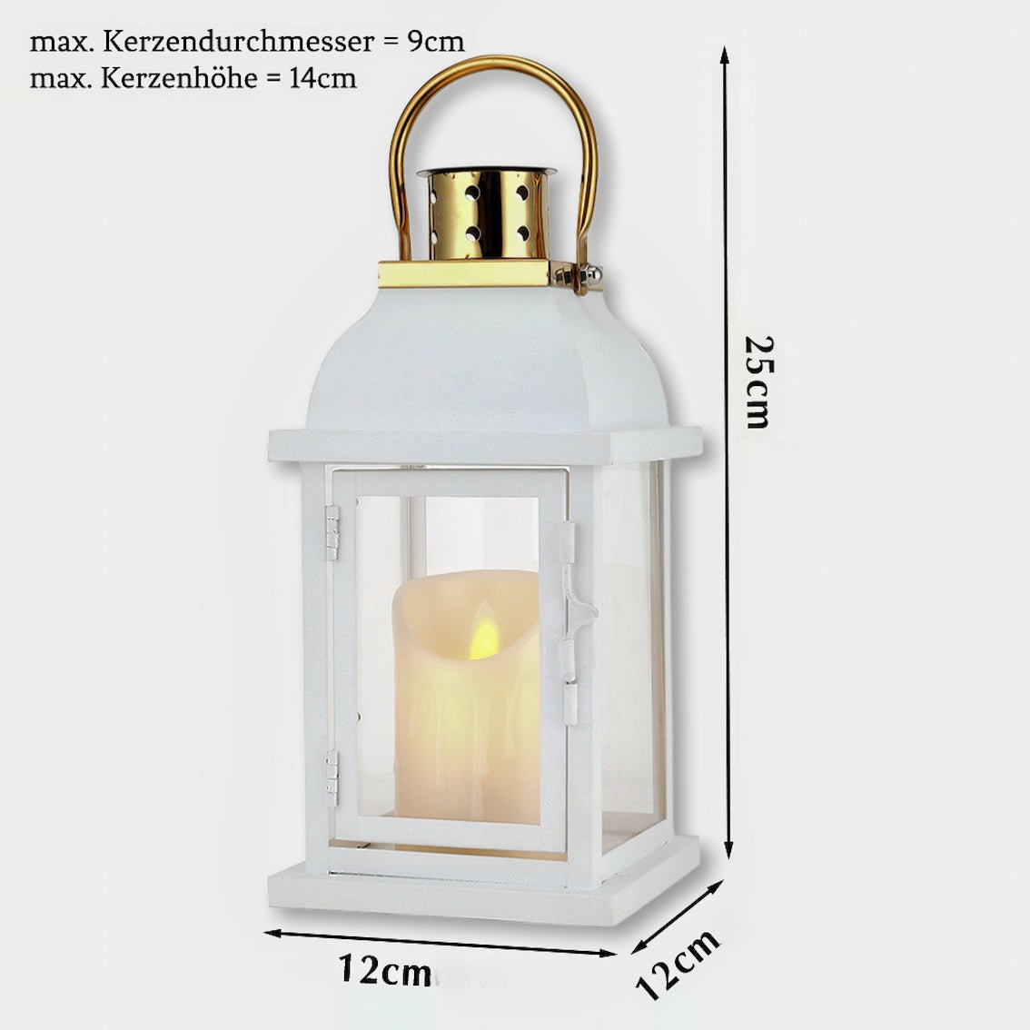 Grablaterne wetterfest Friedhof Grablicht Outdoor Laterne Grablampe Grabschmuck von Mein Shop