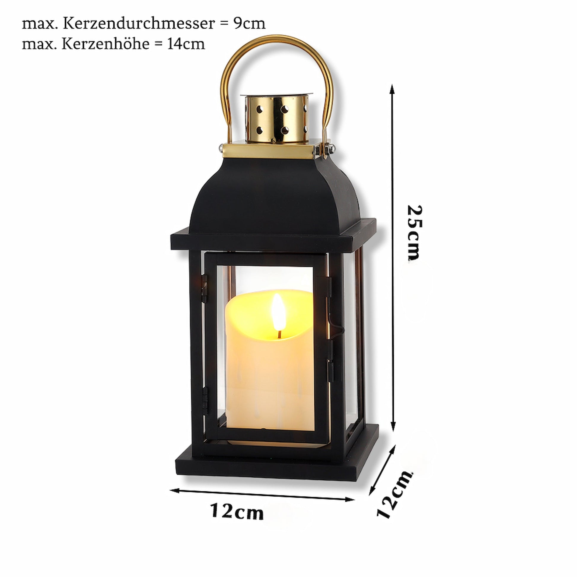 Grablaterne wetterfest Friedhof Grablicht Outdoor Laterne Grablampe Grabschmuck von Mein Shop