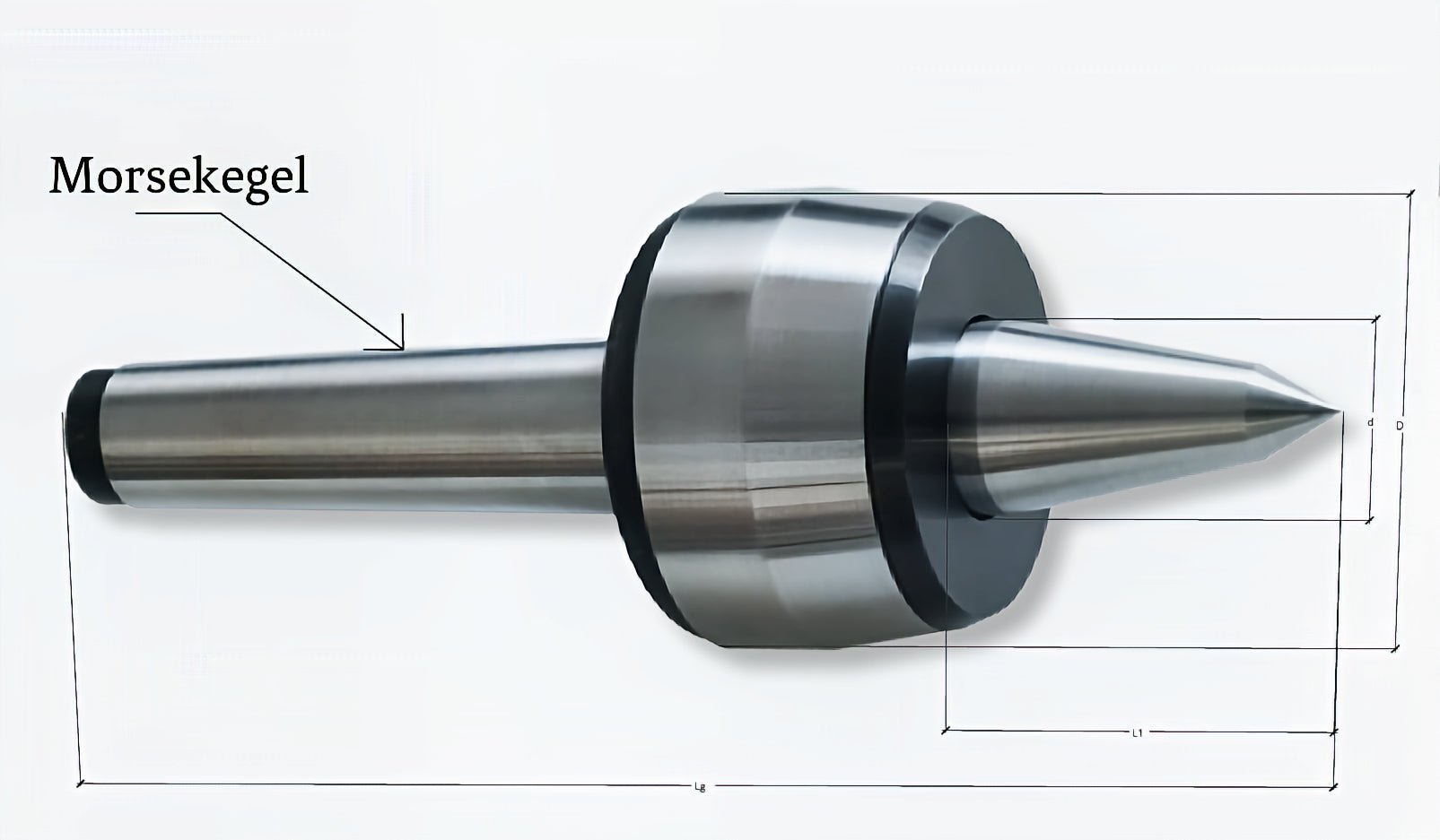 Mitlaufende Körnerspitze verlängert lang MK2 MK3 MK4 Zentrierspitze Drehmaschine von Mein Shop