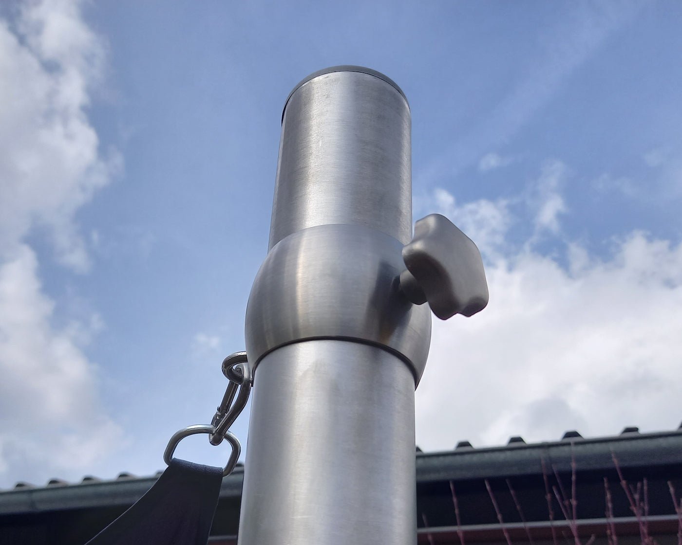 Sonnensegelmast 3m Höhenverstellbar Edelstahl Sonnensegel Mast Pfosten Stange von Mein Shop