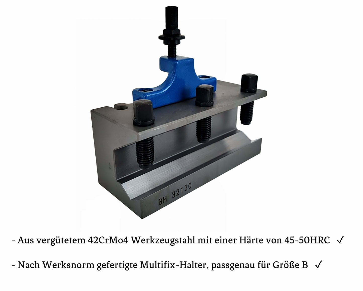Stahlhalter Multifix B Schnellwechselhalter Härtegarantie BH 32130 Wechselhalter von Mein Shop