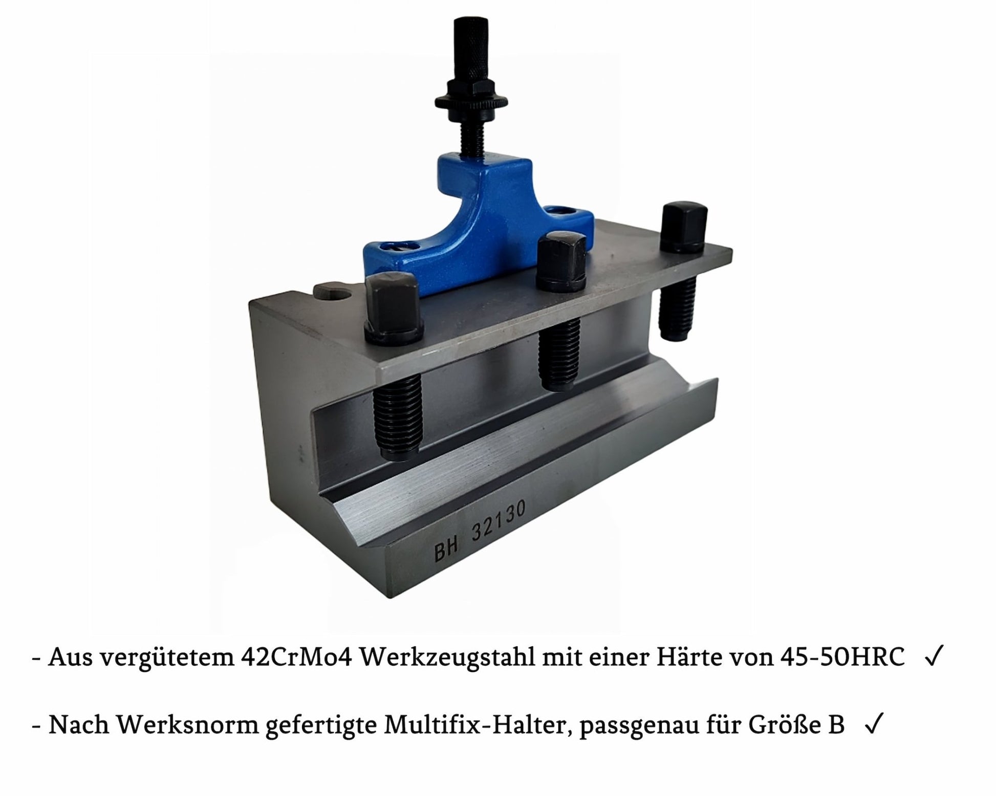Stahlhalter Multifix B Schnellwechselhalter Härtegarantie BH 32130 Wechselhalter von Mein Shop
