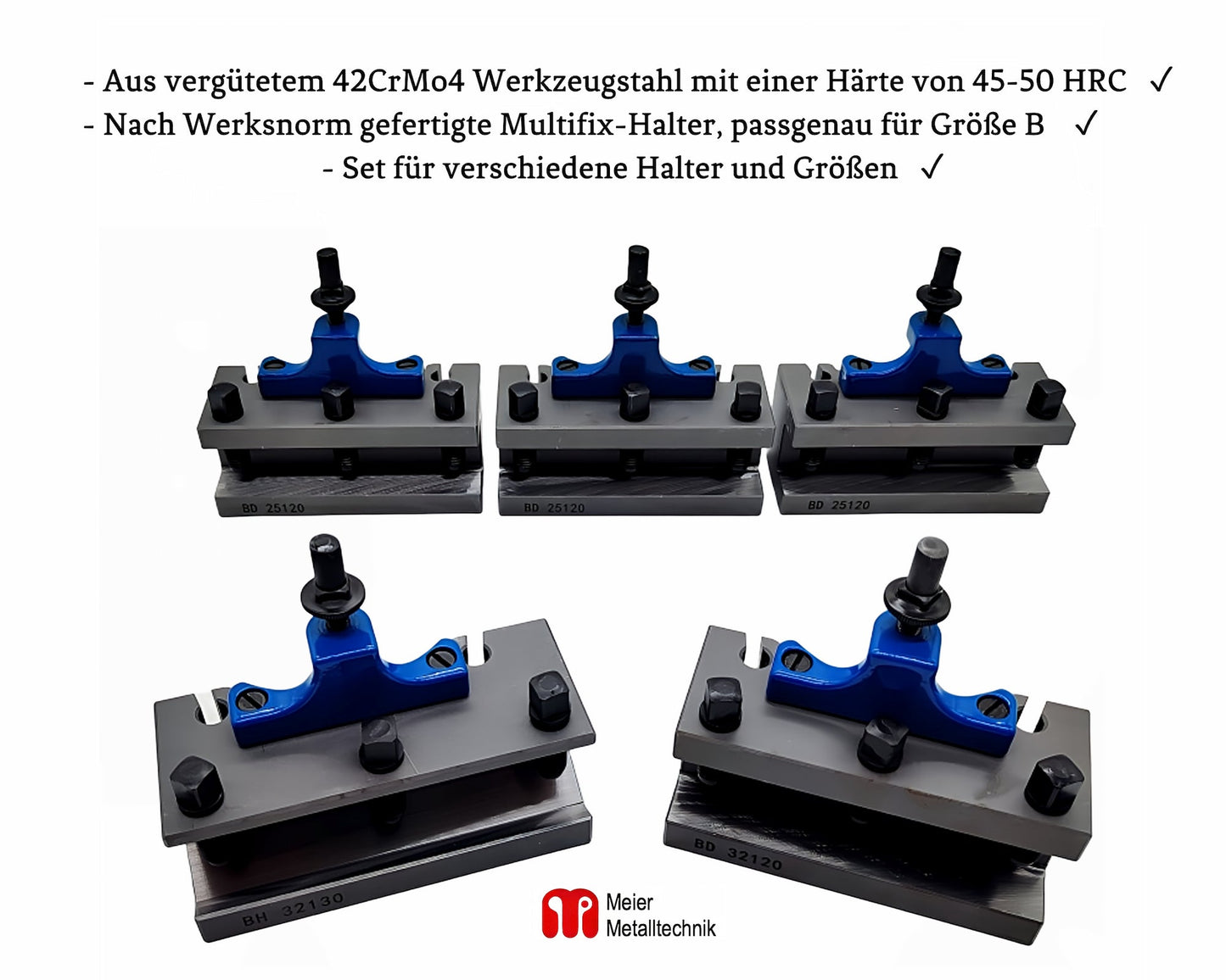 Stahlhalter Multifix B Set Schnellwechselhalter Härtegarantie Wechselhalter von Mein Shop